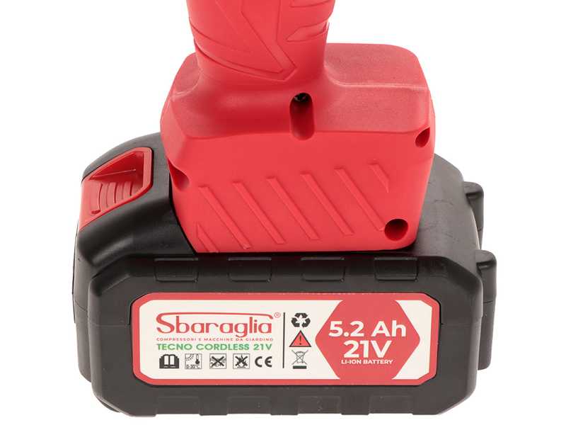 Sbaraglia Rambo Energy 21V - Podadora manual de bater&iacute;a - 21V/5.2Ah