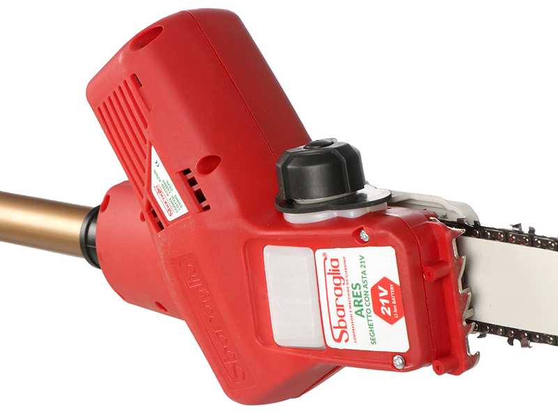 Sbaraglia Ares 21V - Podadora de bater&iacute;a con p&eacute;rtiga telesc&oacute;pica - BATER&Iacute;A Y CARGADOR NO EST&Aacute;N INCLUIDOS