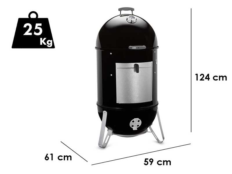 Weber Smokey Mountain Cooker - Barbacoa ahumador de carb&oacute;n - 57 cm
