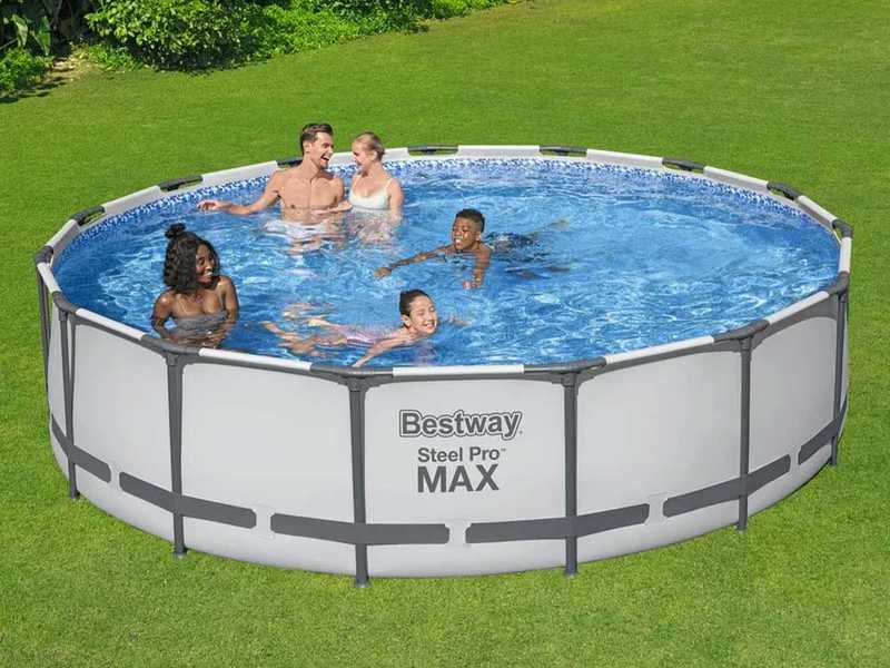 Bestway Steel Pro Max 56488 - &Oslash;457x107 cm - Piscina redonda