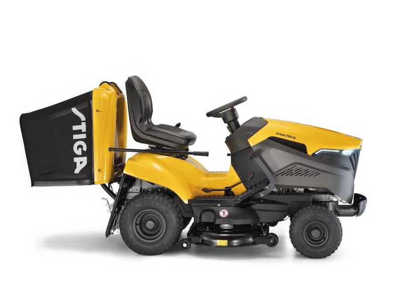 Stiga Estate 7102 W - Tractor cortac&eacute;sped - cambio hidrost&aacute;tico - recogedor - mulching