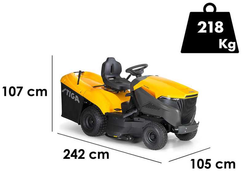 Stiga Estate 798 W - Tractor cortac&eacute;sped - cambio hidrost&aacute;tico - recogedor - mulching