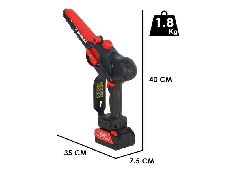 Zanon ZP 185 - Podadora manual a bater&iacute;a - 2x 18.5V 5Ah