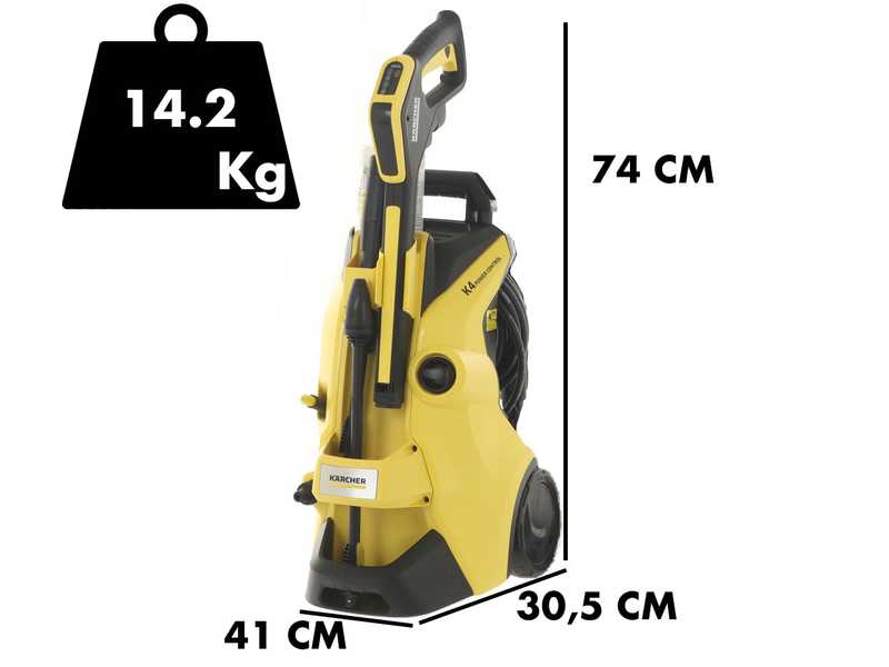 Karcher K4 Power Control Flex Home - Hidrolimpiadora de agua fr&iacute;a - 420 L/h - 130 bar