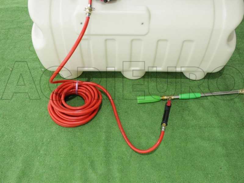 GeoTech CZ-100 - Dep&oacute;sito para tratamientos fitosanitarios de 100 L para tractor cortac&eacute;sped - el&eacute;ctrico