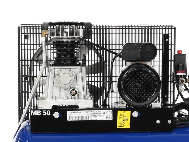 Michelin MB 50/268 MC - Compresor de aire el&eacute;ctrico de correa - Motor 2 HP - 50 L