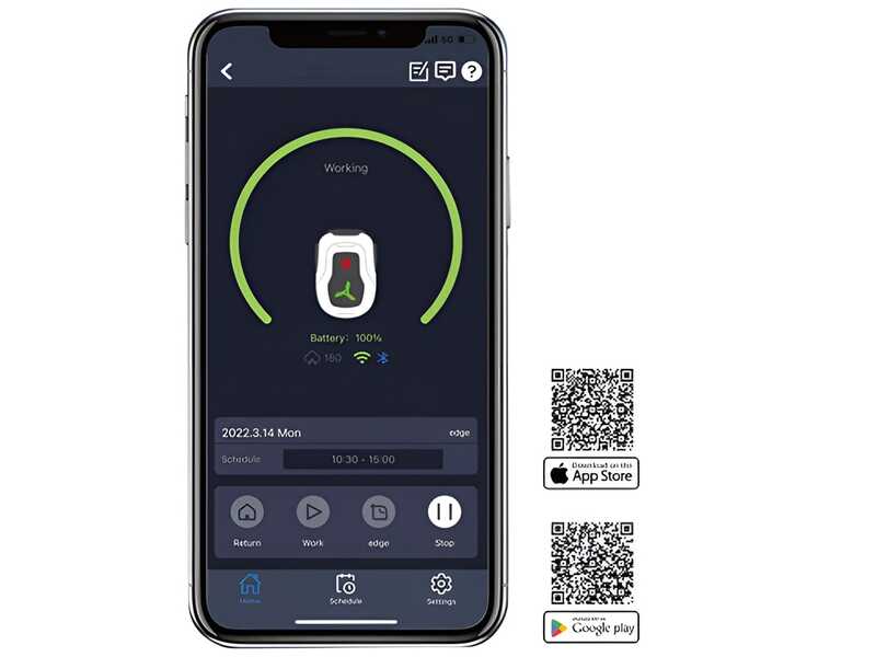 GeoTech RMG-500 - Robot cortac&eacute;sped - Con cable perimetral