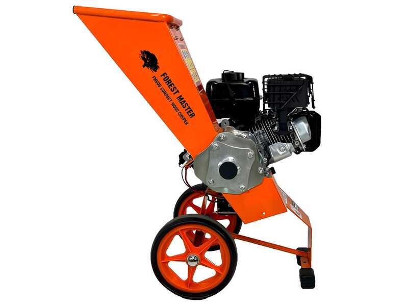 Forest Master FM6DDES-MUL - Biotrituradora de gasolina - Motor de gasolina LCT de 6 HP - Arranque el&eacute;ctrico