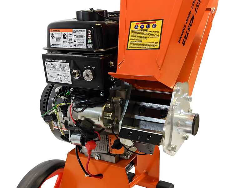 Forest Master FM6DDES - Biotrituradora de gasolina - Motor LCT de 7 HP - Arranque el&eacute;ctrico