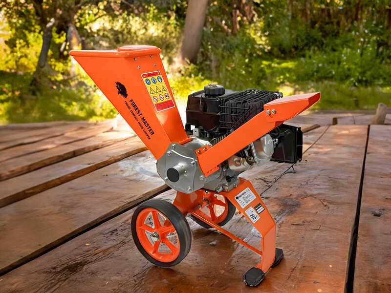 Forest Master FM6DD - Biotrituradora de gasolina - Motor de gasolina LCT de 6 HP