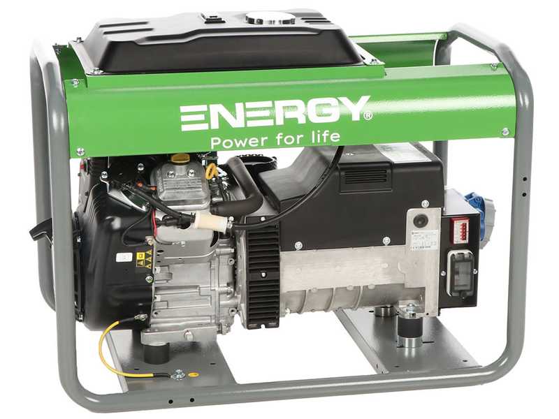 Energy EY-12MB AVR - Generador de corriente de gasolina con AVR 9,5 kW - Continua 8,5 Monof&aacute;sico