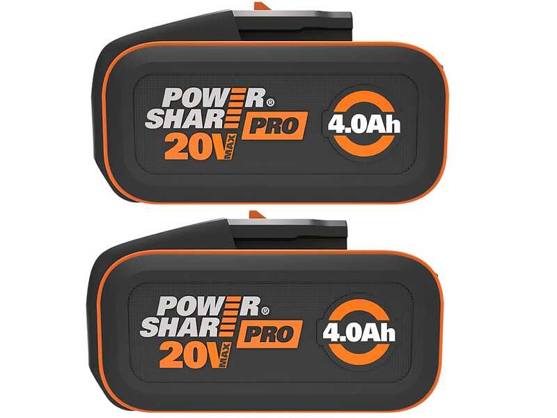 2 Bater&iacute;as de litio Pro powershare WA3644.2 20V 4Ah con indicador - Worx