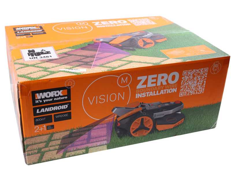 Worx Landroid Vision L1600 WR216E - Robot cortac&eacute;sped - Sin cable perimetral