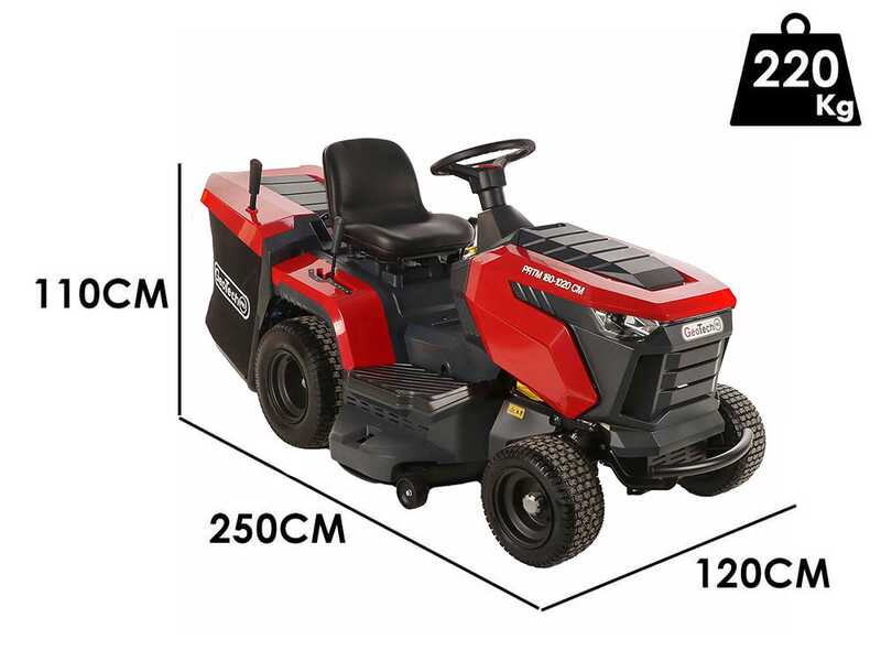 GeoTech-Pro PRTM 180-1020 CM - Tractor cortac&eacute;sped - Cambio mec&aacute;nico - Recogedor
