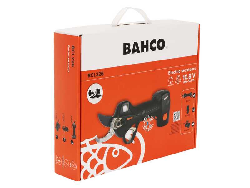 BAHCO BCL226 - Tijeras el&eacute;ctricas de poda - 2x 12.6V 2,5 Ah