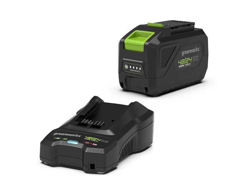 Greenworks GD48LM46SPIIK4 - Cortac&eacute;sped autopropulsado de bater&iacute;a - 48V/4Ah - Corte 46 cm