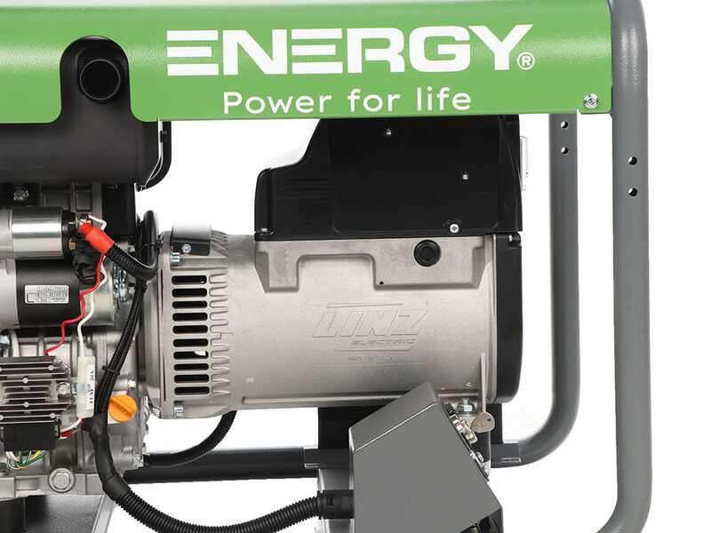 Energy EY-7TDE AVR - Generador de corriente di&eacute;sel con AVR 5 kW - Continua 4,5 Trif&aacute;sica