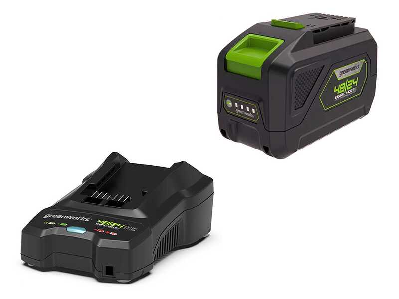 Greenworks GD48LM51SPIIK5 - Cortac&eacute;sped autopropulsado de bater&iacute;a - 48V/5Ah - Corte 51 cm