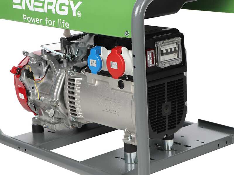 Energy EY-7TB - Generador de corriente de gasolina 6 kW - Continua 5,4 Trif&aacute;sica