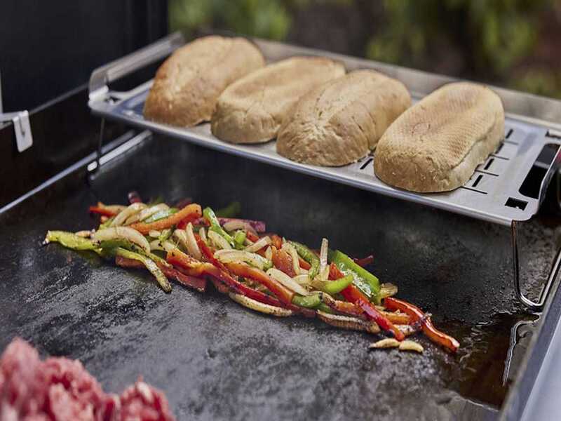 Parrilla de calentamiento para plancha Weber