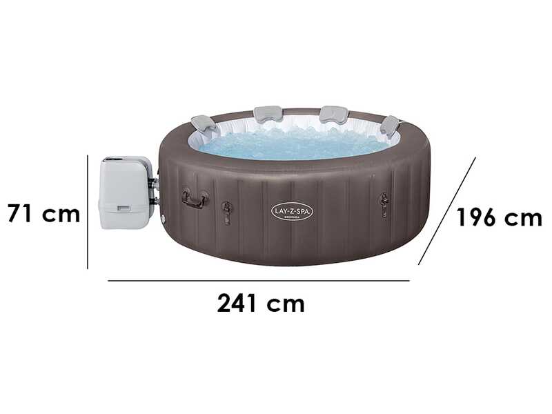Bestway Lay-Z-Spa Dominica HydroJet 6001S - &Oslash;196x71 cm - Piscina hidromasaje spa