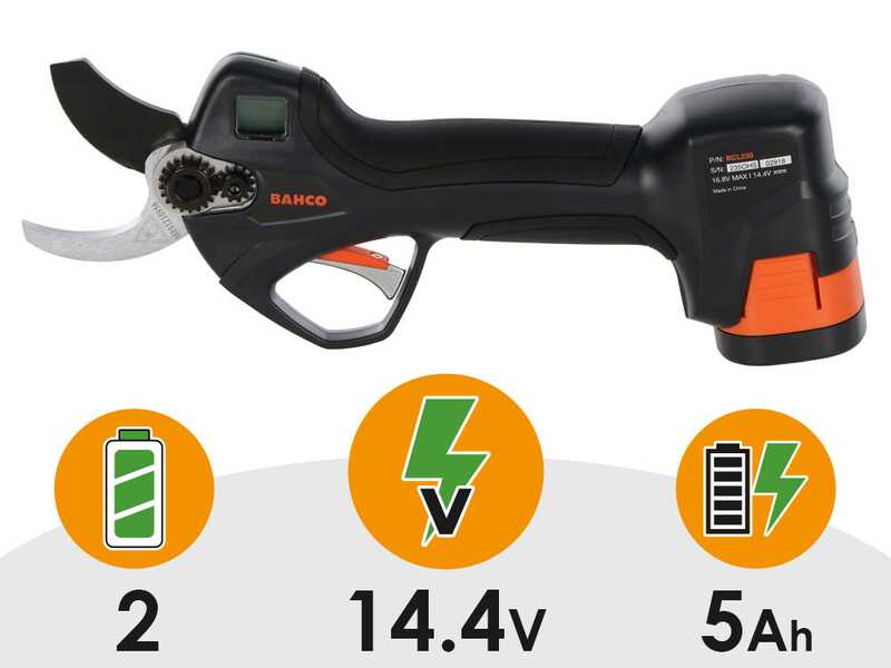 Bahco BCL235 - Tijeras de poda de bater&iacute;a - 2x 14.4V 2,5 Ah