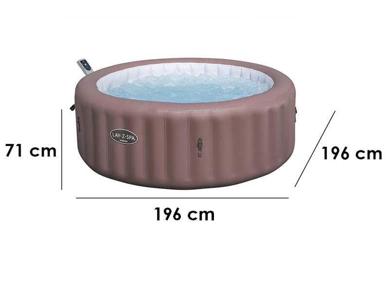 Bestway Lay-Z-Spa Hawaii AirJet 6001G - &Oslash;196x71 cm - Piscina hidromasaje spa