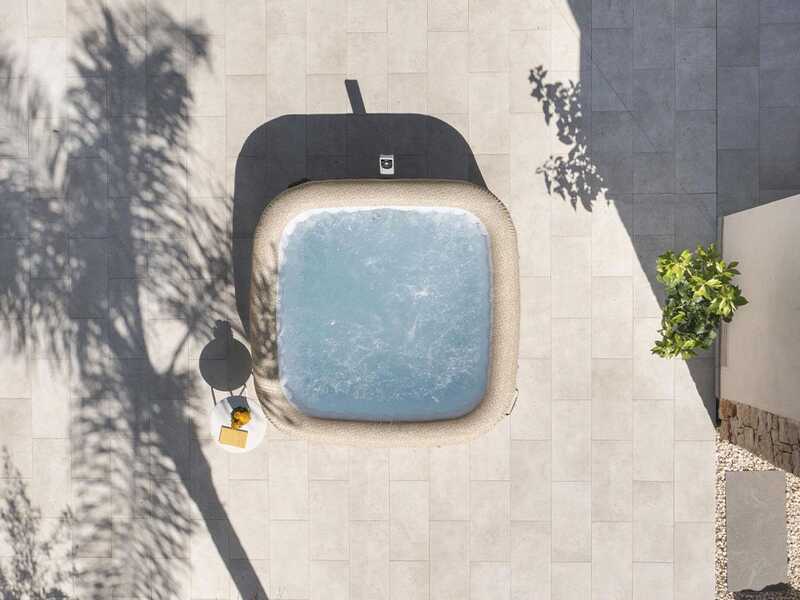 Bestway Lay-Z-Spa Roma AirJet 6001M - 201x201x71 cm - Piscina hidromasaje spa para 5-6 personas