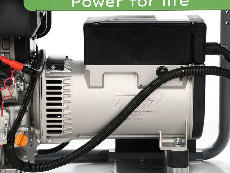 Energy EY-7MDE-A AVR - Generador de corriente di&eacute;sel con AVR 5 kW - Continua 4,5 Monof&aacute;sica + ATS