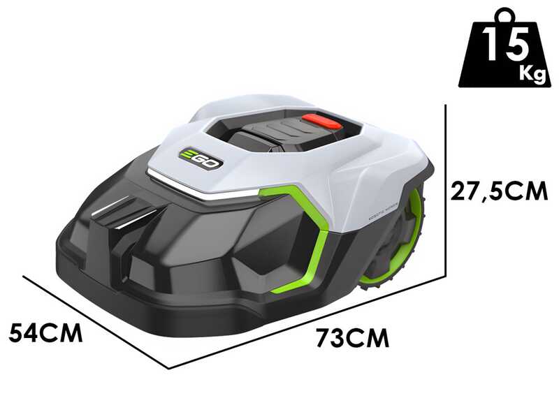 EGO RM 4000 E - Robot cortac&eacute;sped - con bater&iacute;a de litio de 24V - 10Ah