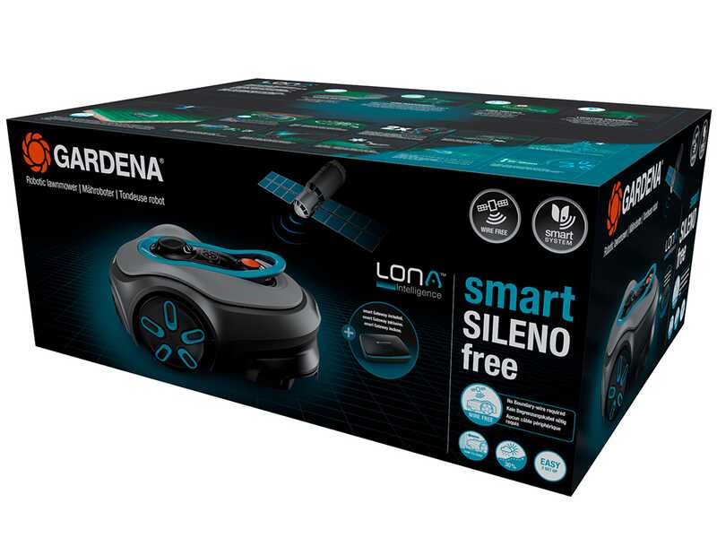 Gardena Smart SILENO Free 800 - Robot cortac&eacute;sped - Gesti&oacute;n con Gardena Smart App - Sin cable perimetral