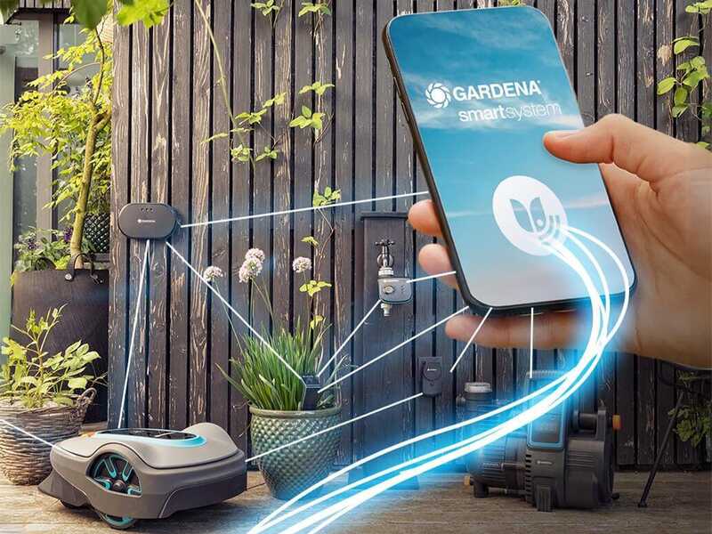 Gardena Smart SILENO Free 800 - Robot cortac&eacute;sped - Gesti&oacute;n con Gardena Smart App - Sin cable perimetral