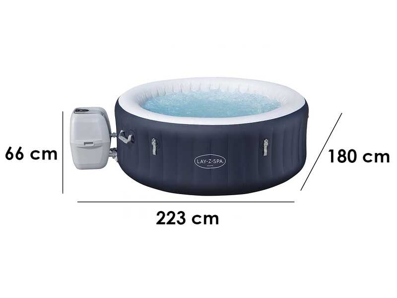 Bestway Lay-Z-Spa Miami AirJet 6001C - &Oslash;180x66 cm - Piscina hidromasaje spa para 3-4 Personas