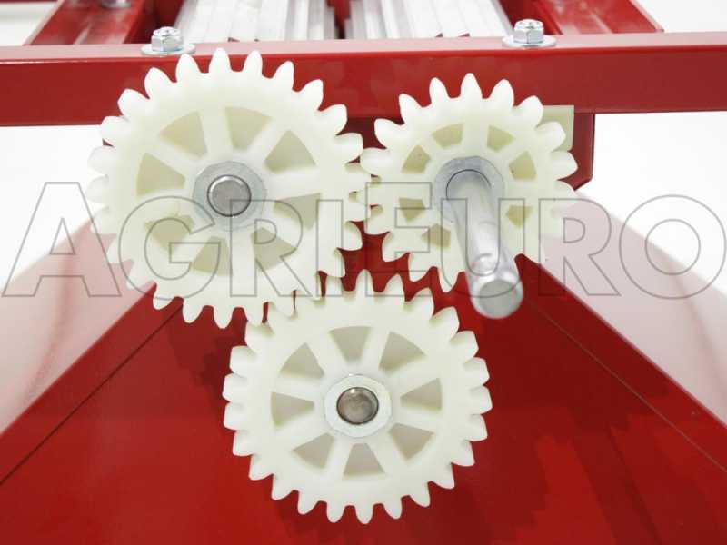 Baesso - Estrujadora manual grande,  con volante y rodillos de aluminio