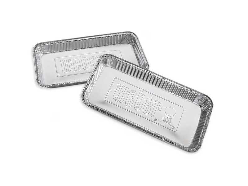 Bandejas de aluminio Weber - Paquete de 5 piezas