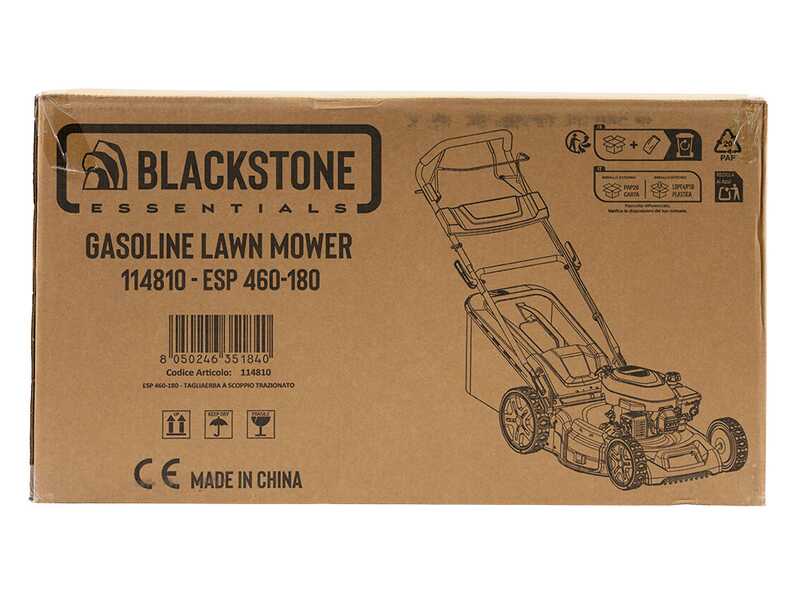 Blackstone Essentials ESP 460-180 - Cortac&eacute;sped autopropulsado - 4 en 1 - Motor de gasolina de 180cc