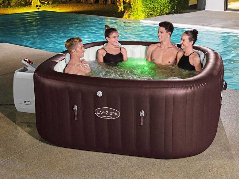 Bestway Lay-Z-Spa Maldives HydroJet Pro 6001U - 201x201x80 cm - Piscina hidromasaje spa