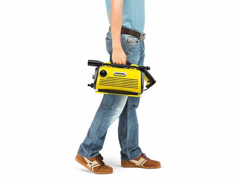 Karcher K3 Horizontal Plus - Hidrolimpiadora port&aacute;til de agua fr&iacute;a - 120 bar - 380 L/h