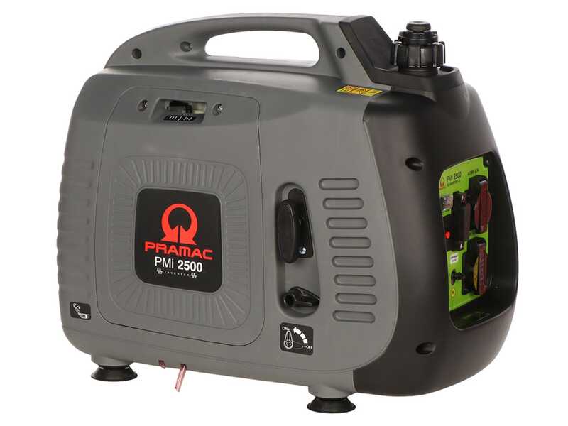 Pramac PMi2500 - Generador de corriente silencioso port&aacute;til con inversor 2.3 kW - Continua 2 kW Monof&aacute;sica