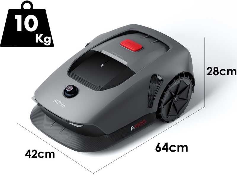 MOVA 600 - Robot cortac&eacute;sped - Sin instalaci&oacute;n - Con Kit 81 cuchillas de repuesto