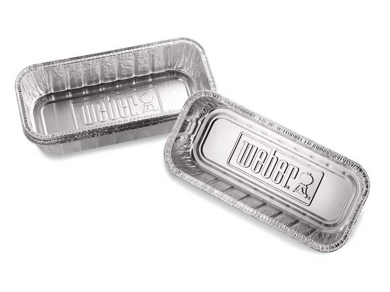 Bandejas de aluminio Weber - Paquete de 10 piezas