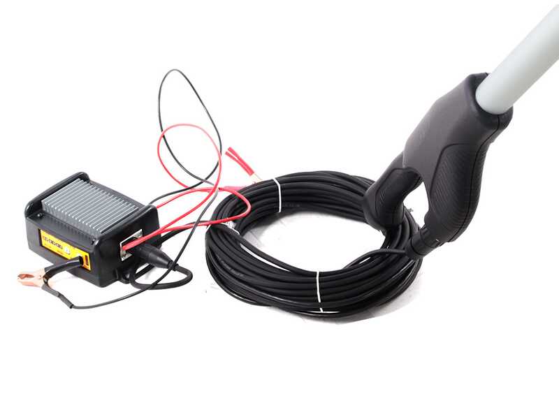 Volpi Giulivo Plus 705L - Vareador de aceitunas el&eacute;ctrico de bater&iacute;a de 210-310 cm - p&eacute;rtiga telesc&oacute;pica