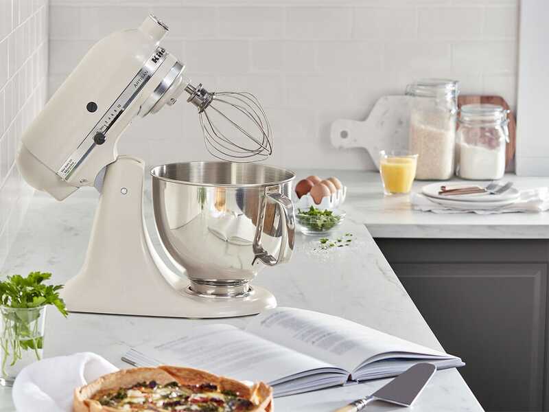KitchenAid Artisan 5KSM125-EMH Milkshake - Amasadora con cabeza inclinable