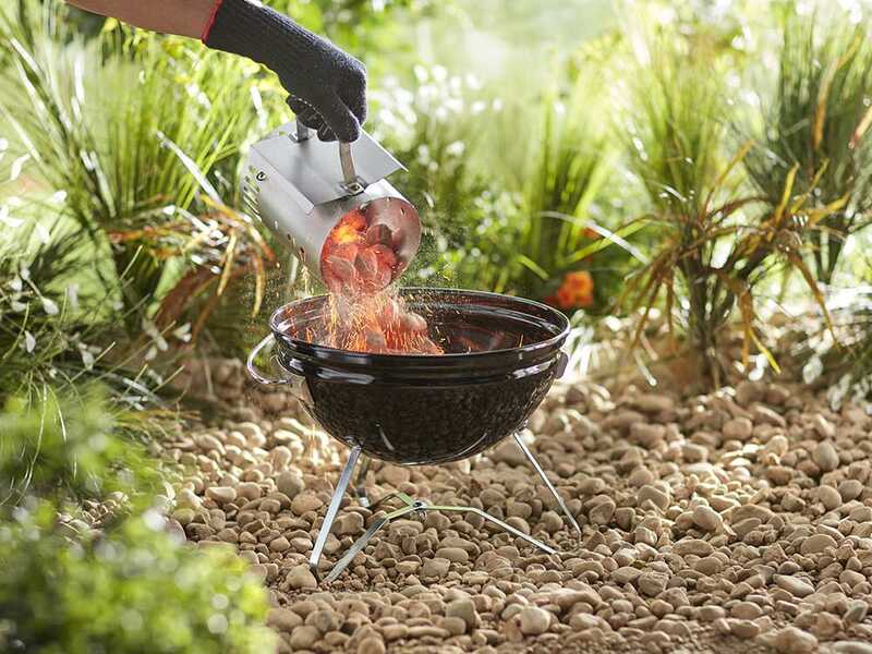 Chimenea de encendido compacta Rapidfire Weber