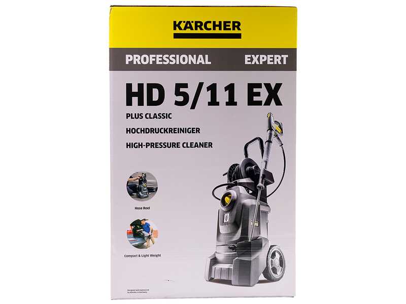 Karcher Pro HD 5/11 EX Plus Classic - Hidrolimpiadora profesional de agua fr&iacute;a - 160 bar m&aacute;x - 500 L/h