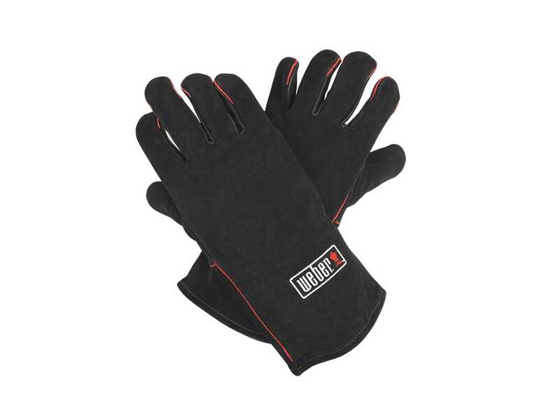Guantes de cuero para barbacoa Weber