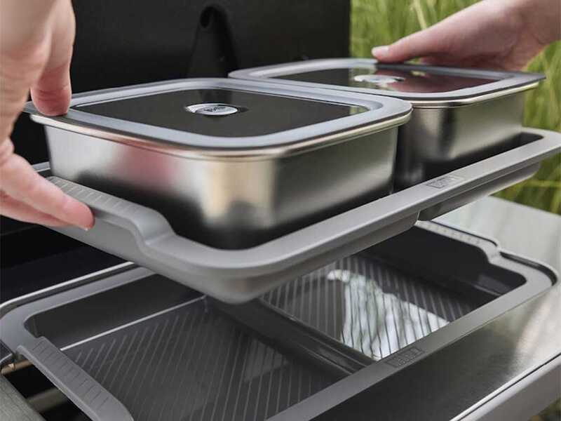 Set 2 contenedores para alimentos Weber Works