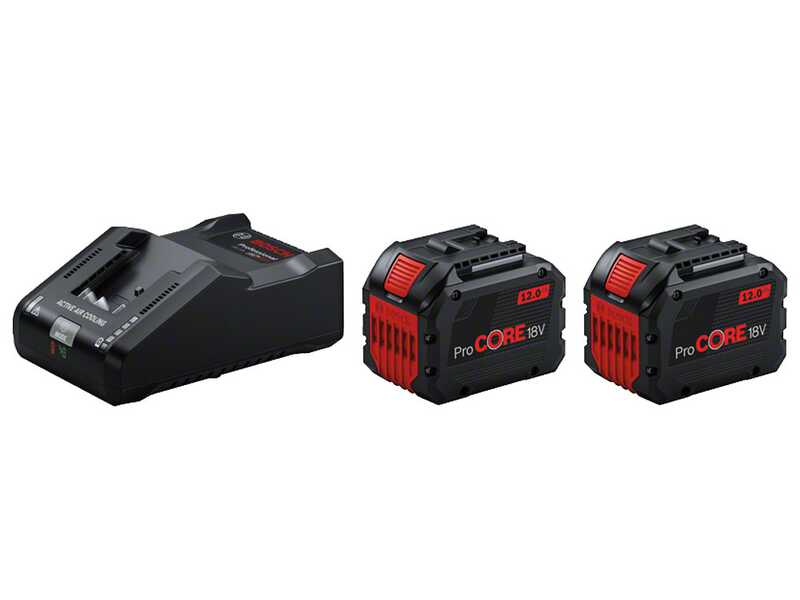 Bosch - ProCORE Starter Set 18V para L&iacute;nea Azul Professional - Con dos bater&iacute;as de 12.0 Ah y cargador