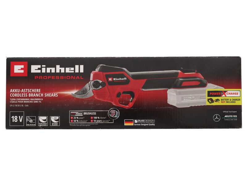Einhell GP-LS 18/28 LI BL - Solo - Tijeras de poda de batería - BATERÍA Y CARGADOR NO ESTÁN INCLUIDOS