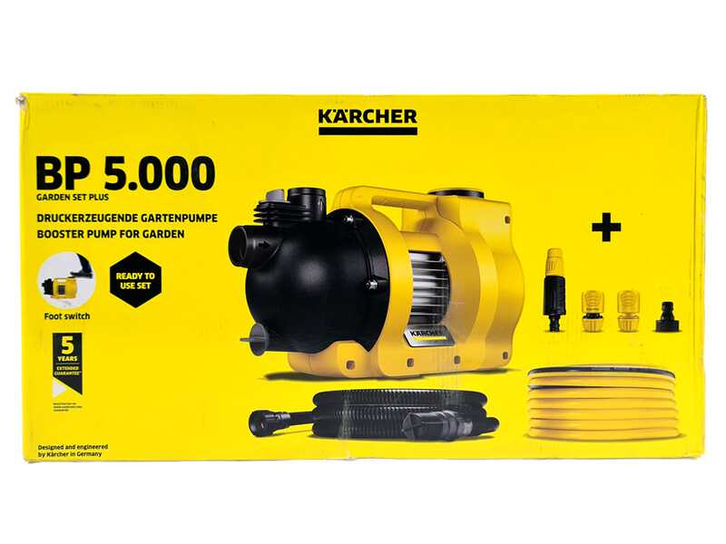Karcher BP 5.000 Garden Set Plus - Electrobomba para riego - 650 W - 5000 L/h